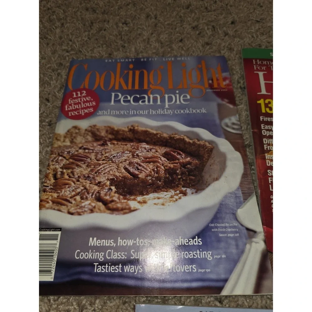 Lot of 5 Vintage COOKING LIGHT Magazines